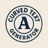 Curved Text logo