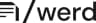 Werd AI logo