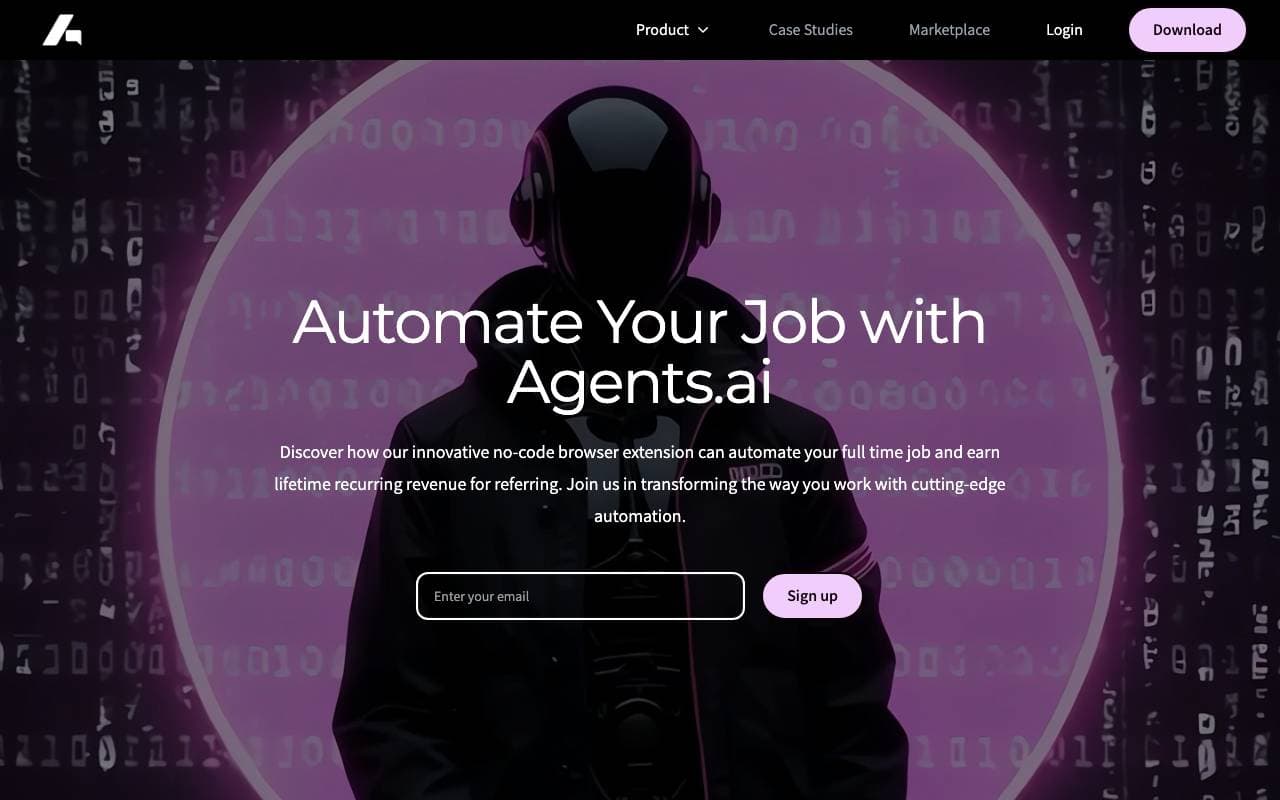 Agents.ai interface preview