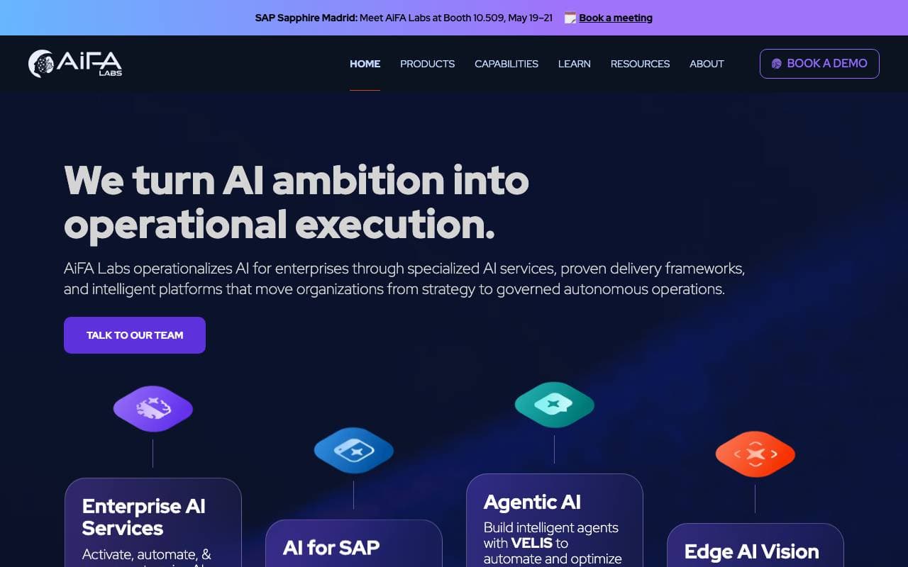 AiFA Labs interface preview
