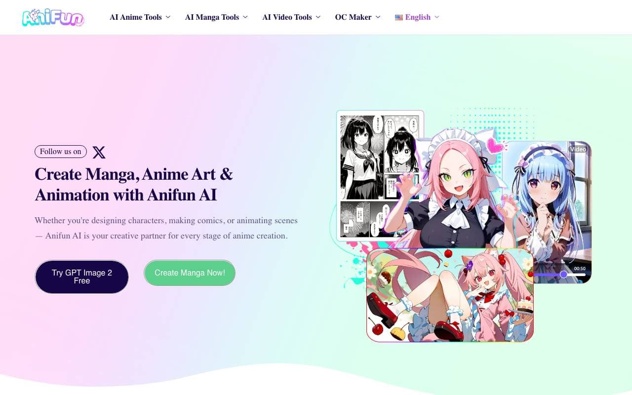 AniFun AI interface preview