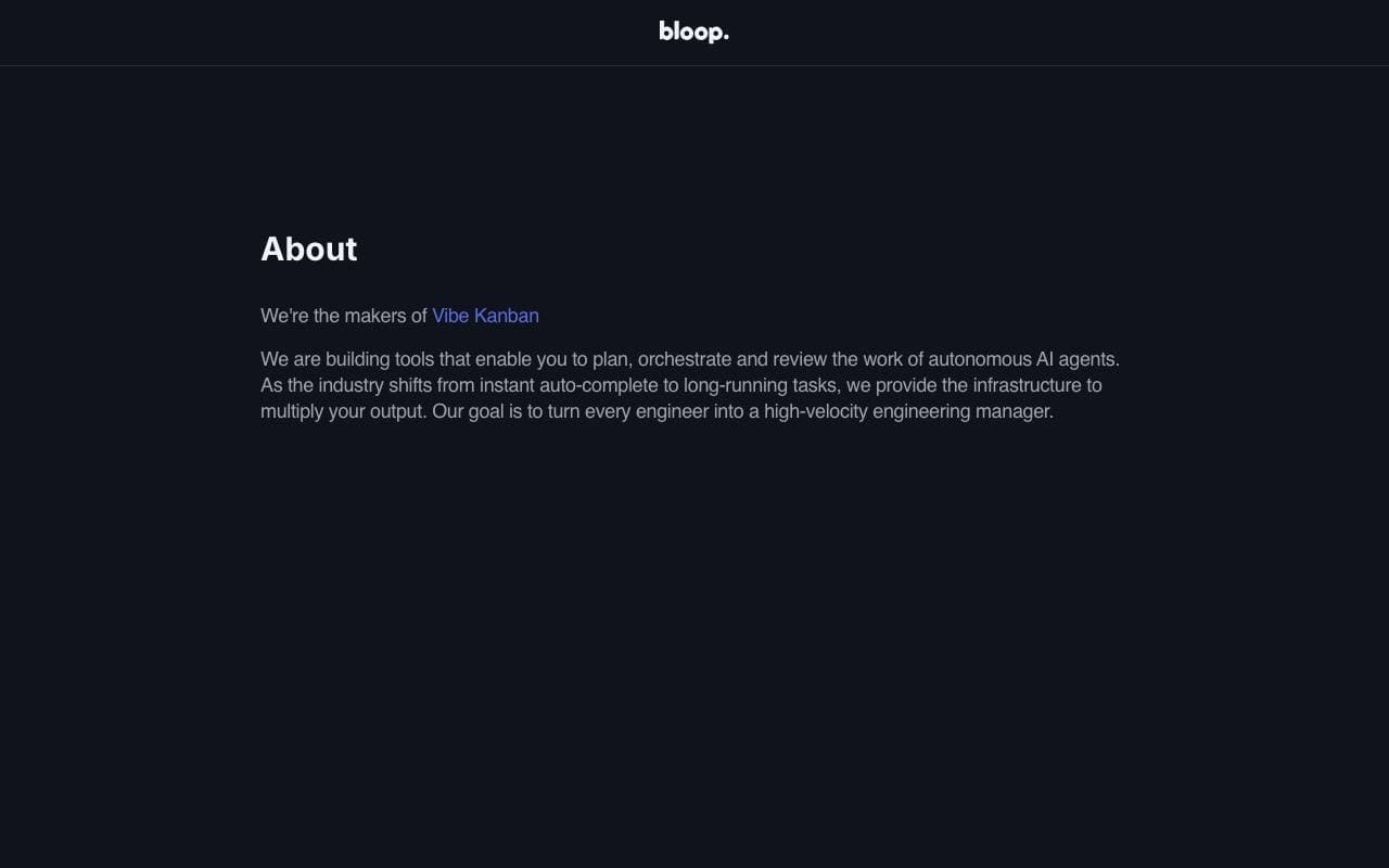bloop AI interface preview