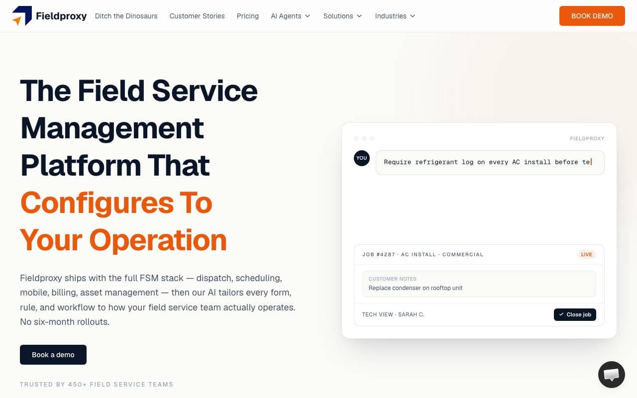 Fieldproxy interface preview