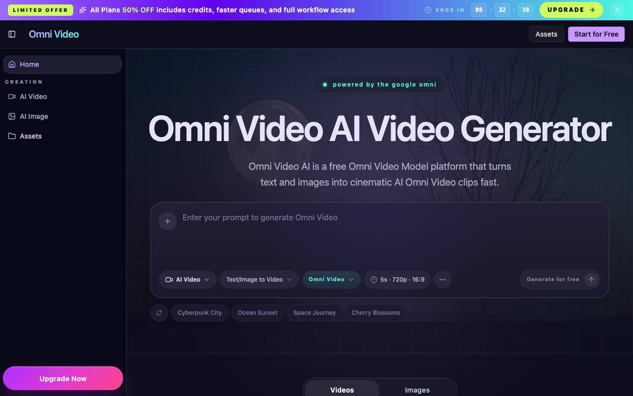 Omni Video interface preview