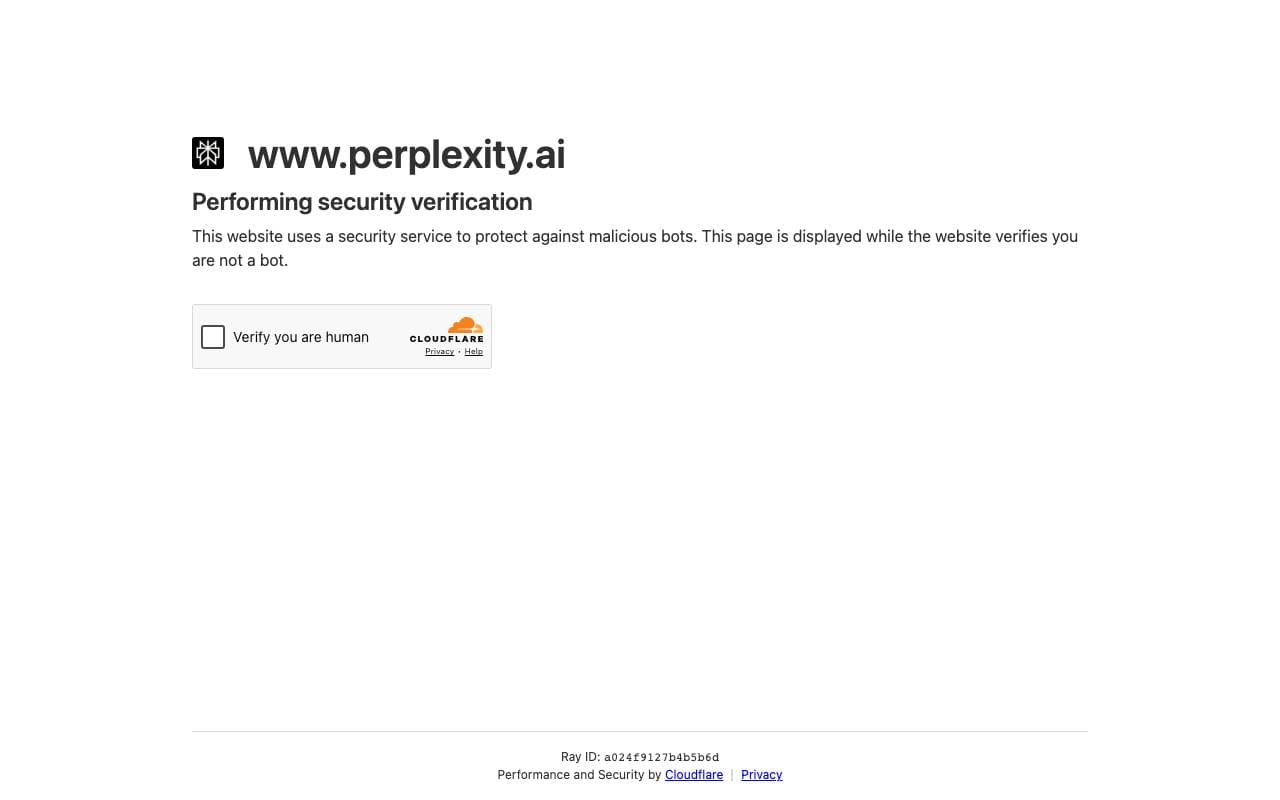 Perplexity interface preview