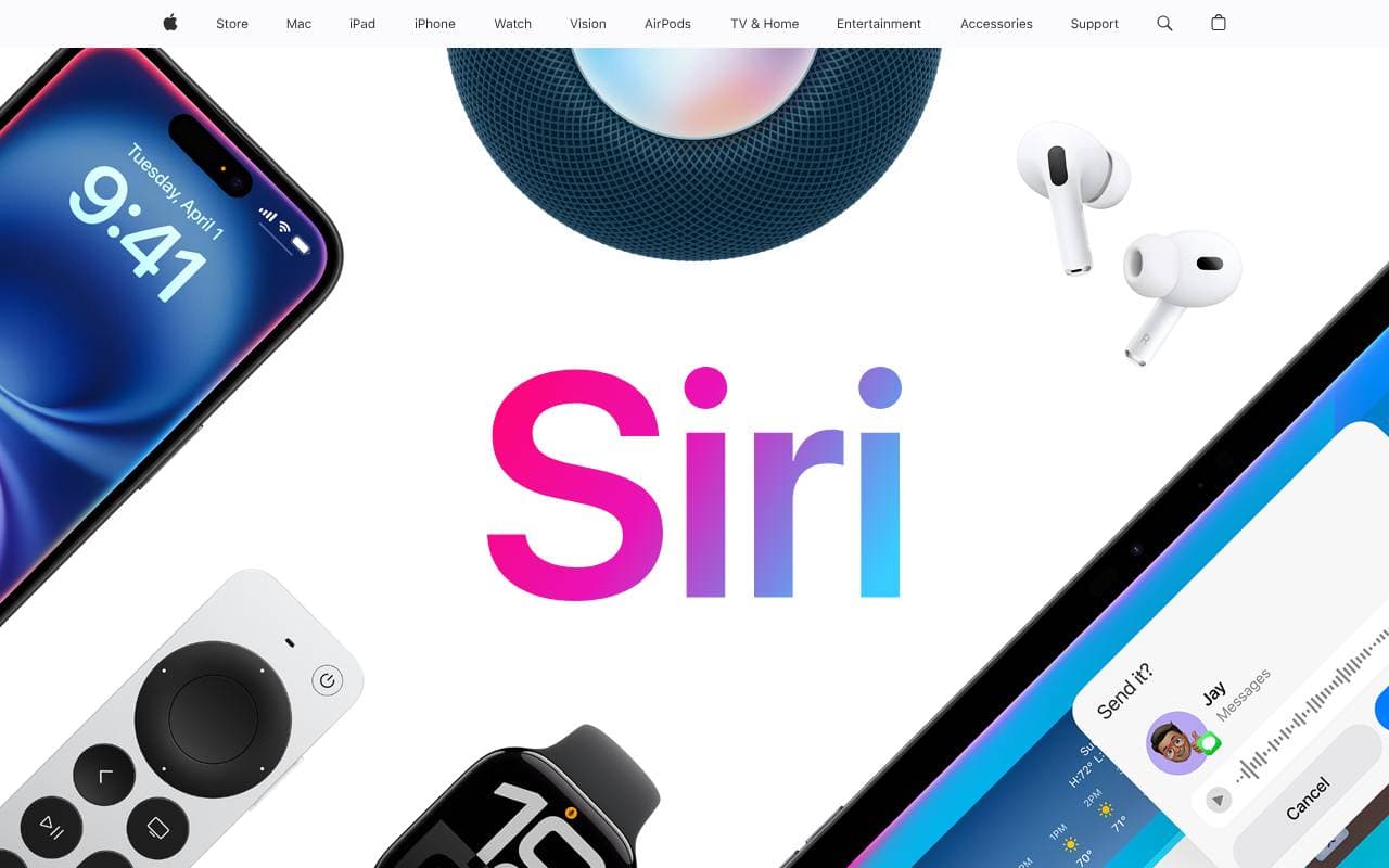 Siri interface preview
