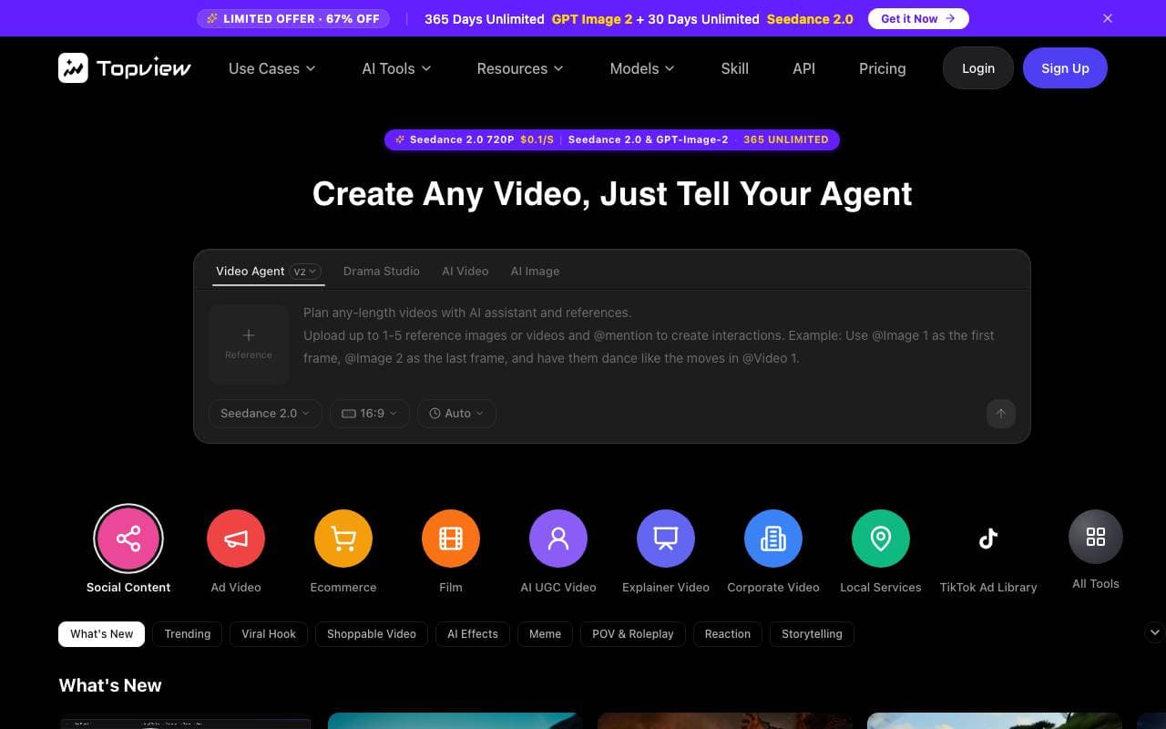 TopView AI interface preview