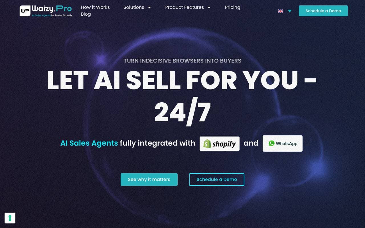 Wizy.Pro interface preview