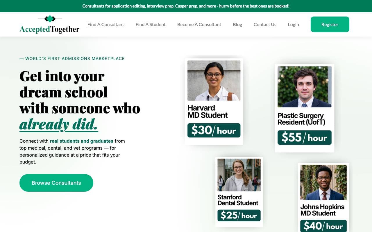 Accepted Together interface preview