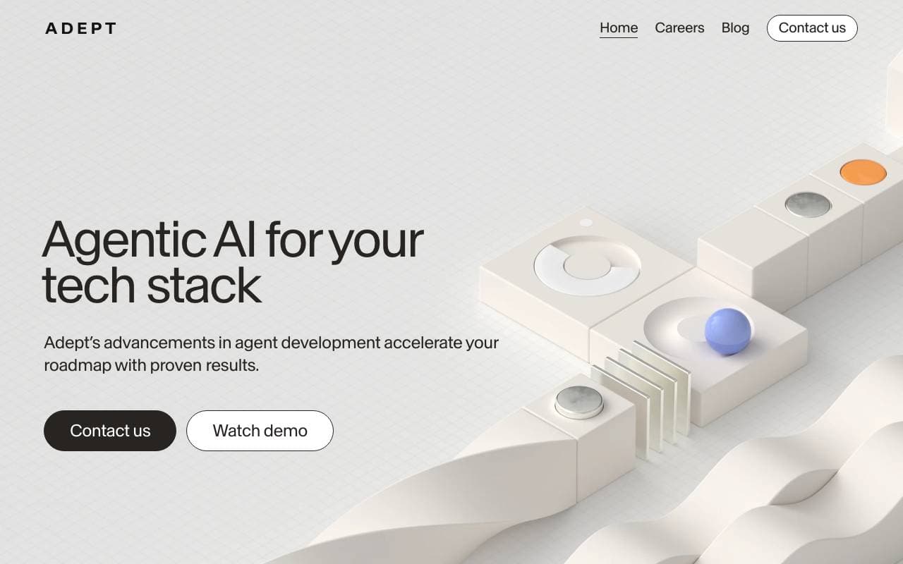 Adept AI interface preview