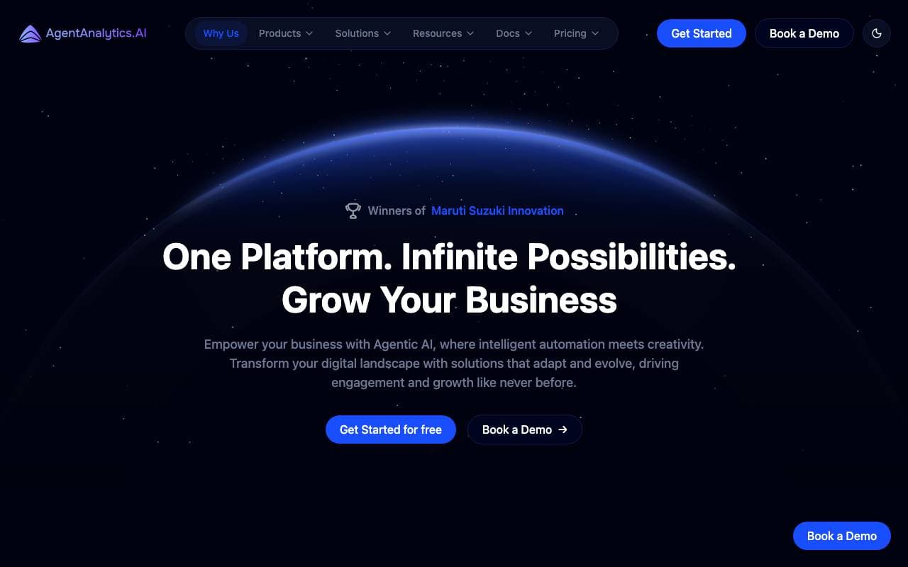 Agent Analytics AI interface preview