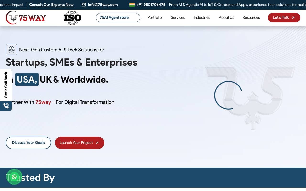 Agentic AI Development Services interface preview
