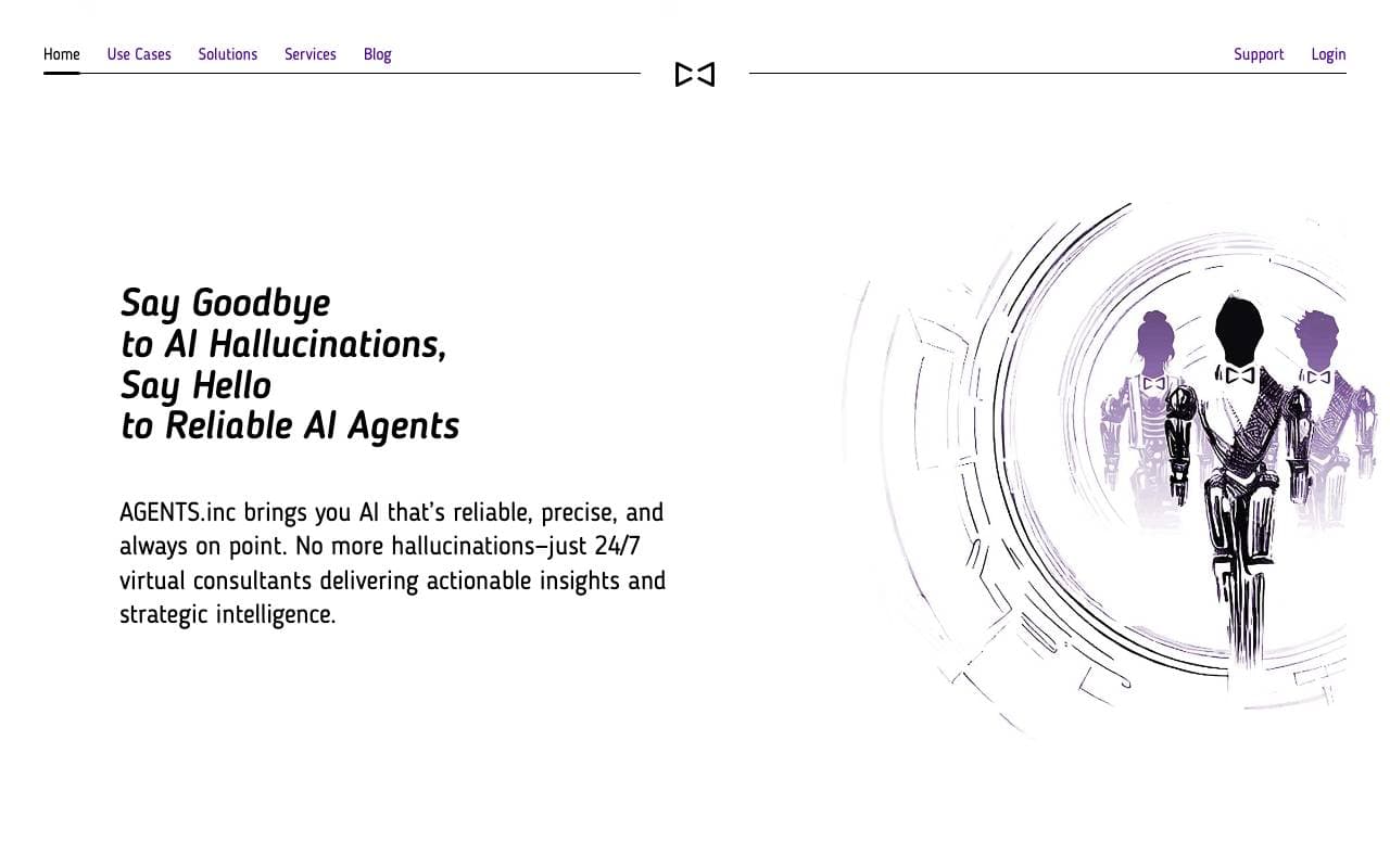 AGENTS.inc interface preview