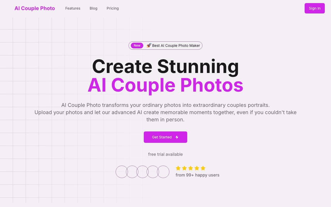 AI Couple Photo interface preview