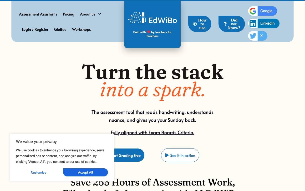 AI EdWiBo interface preview