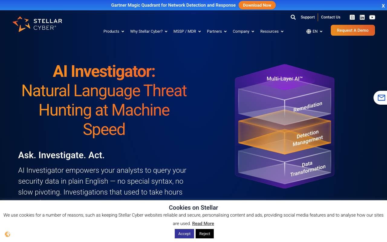 AI Investigator interface preview