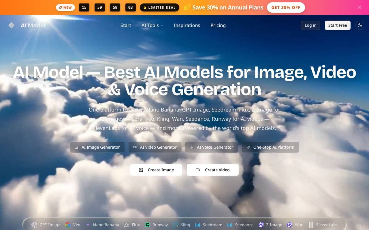 AI Model interface preview