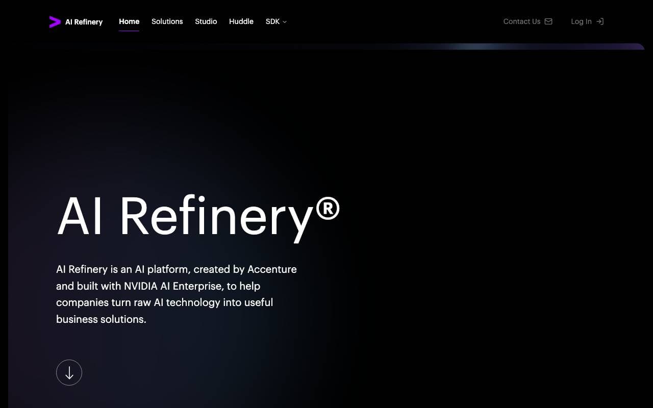 AI Refinery interface preview