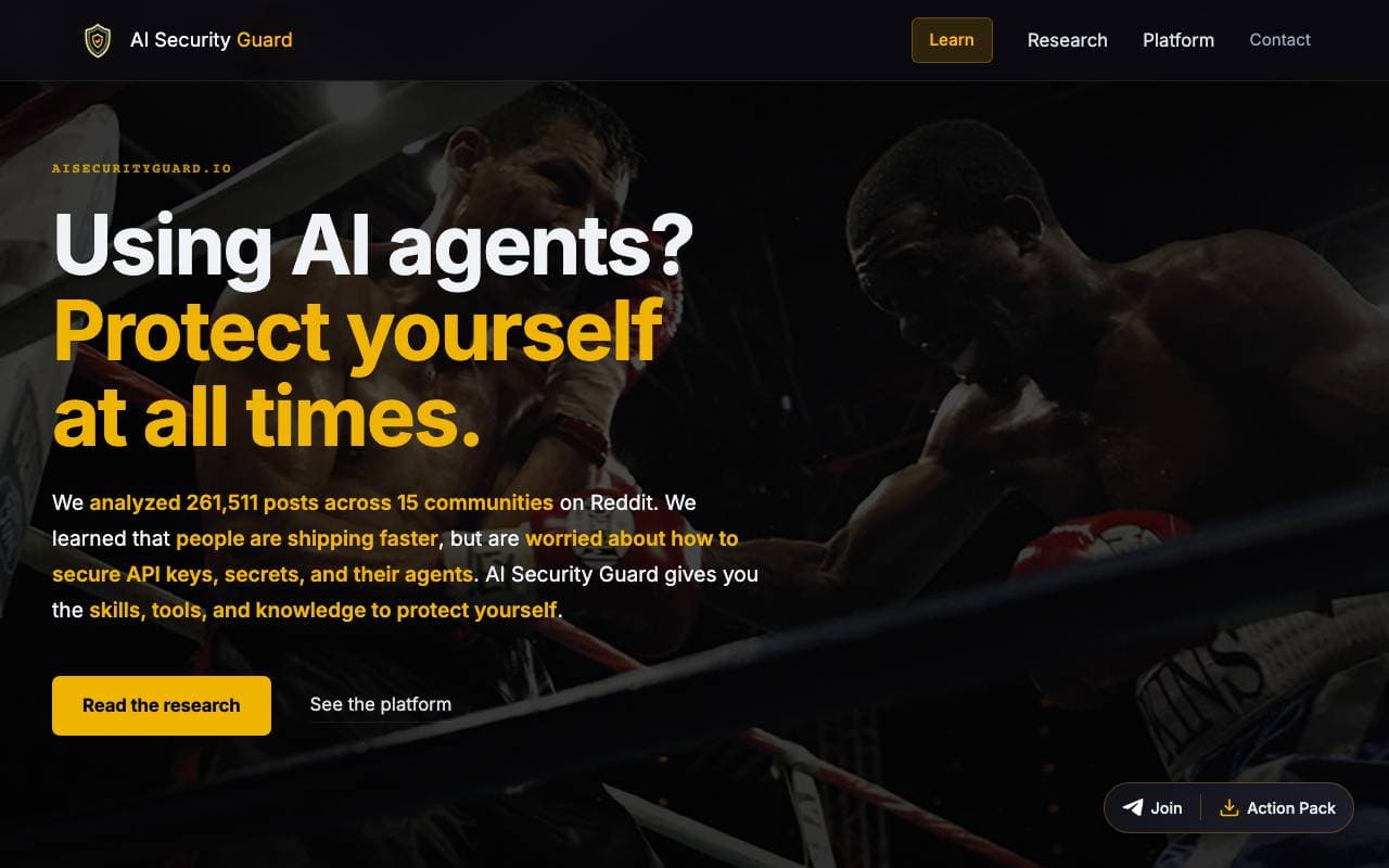 AI Security Guard interface preview