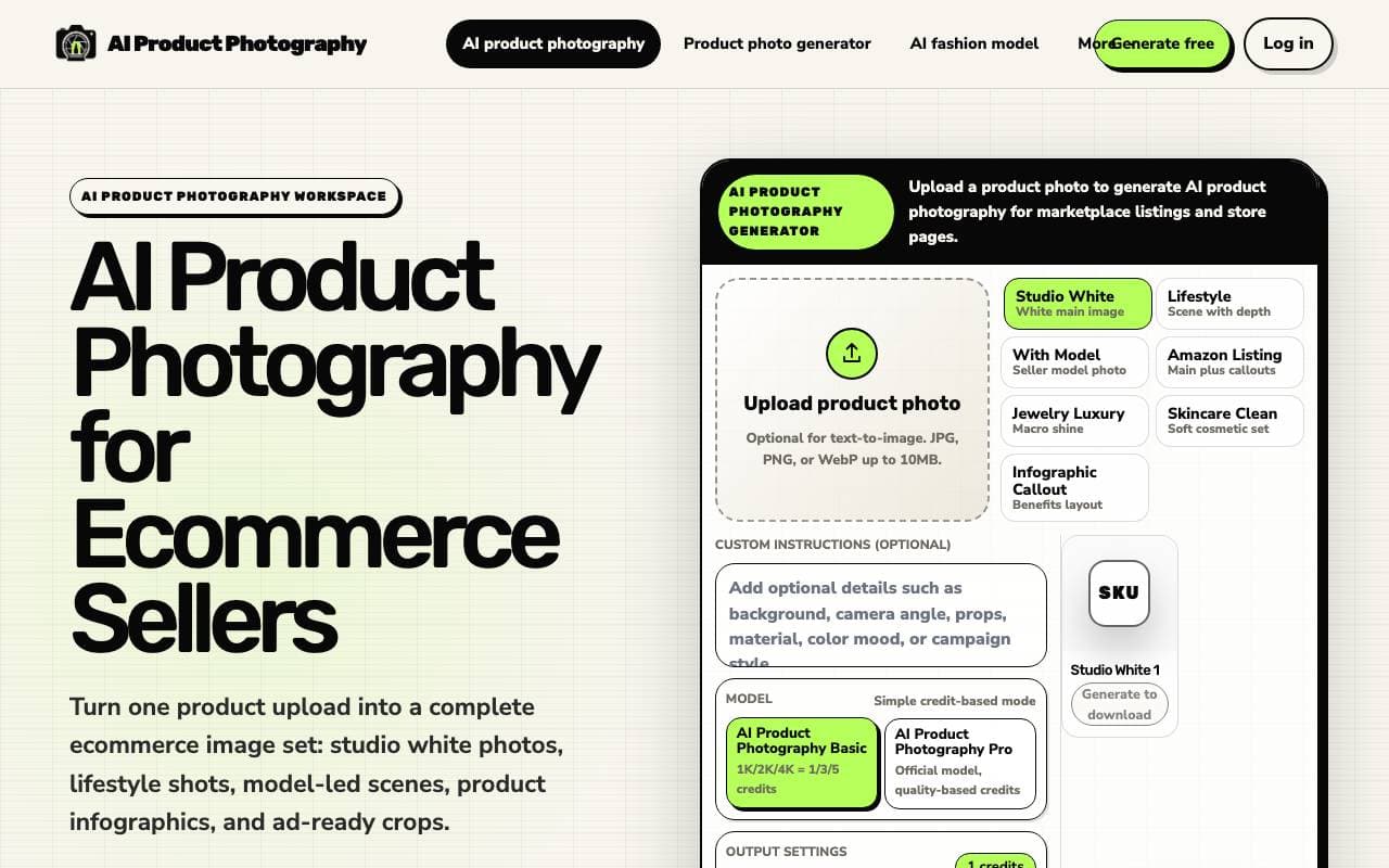 Aiproductphotography interface preview