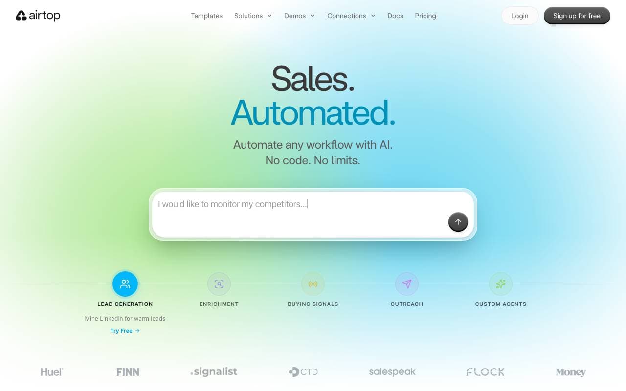 Airtop API interface preview