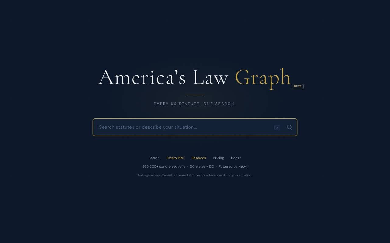 america-law-graph interface preview