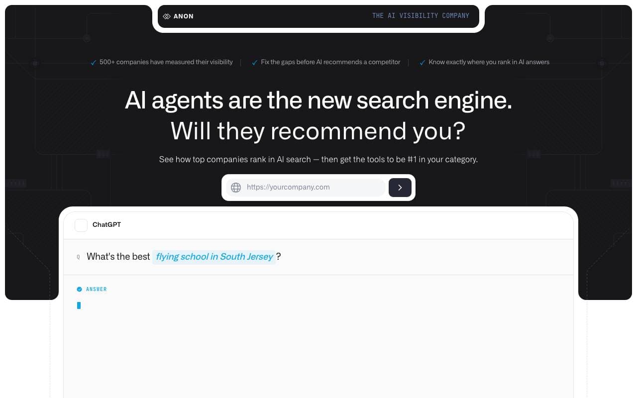 Anon interface preview