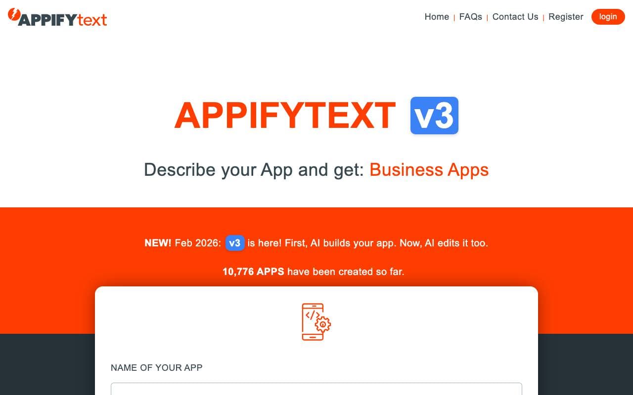 AppifyText.ai interface preview