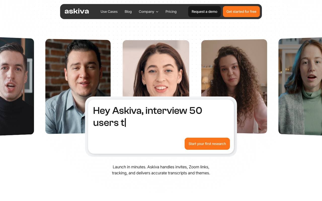 Askiva interface preview