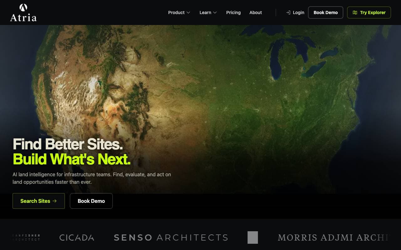 Atria by Senso Labs interface preview