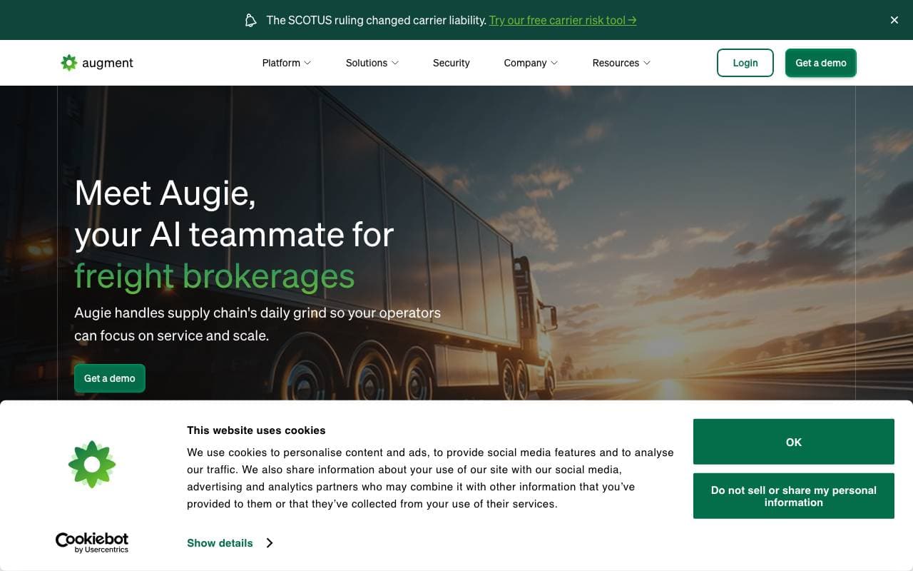 Augment (Augie) interface preview