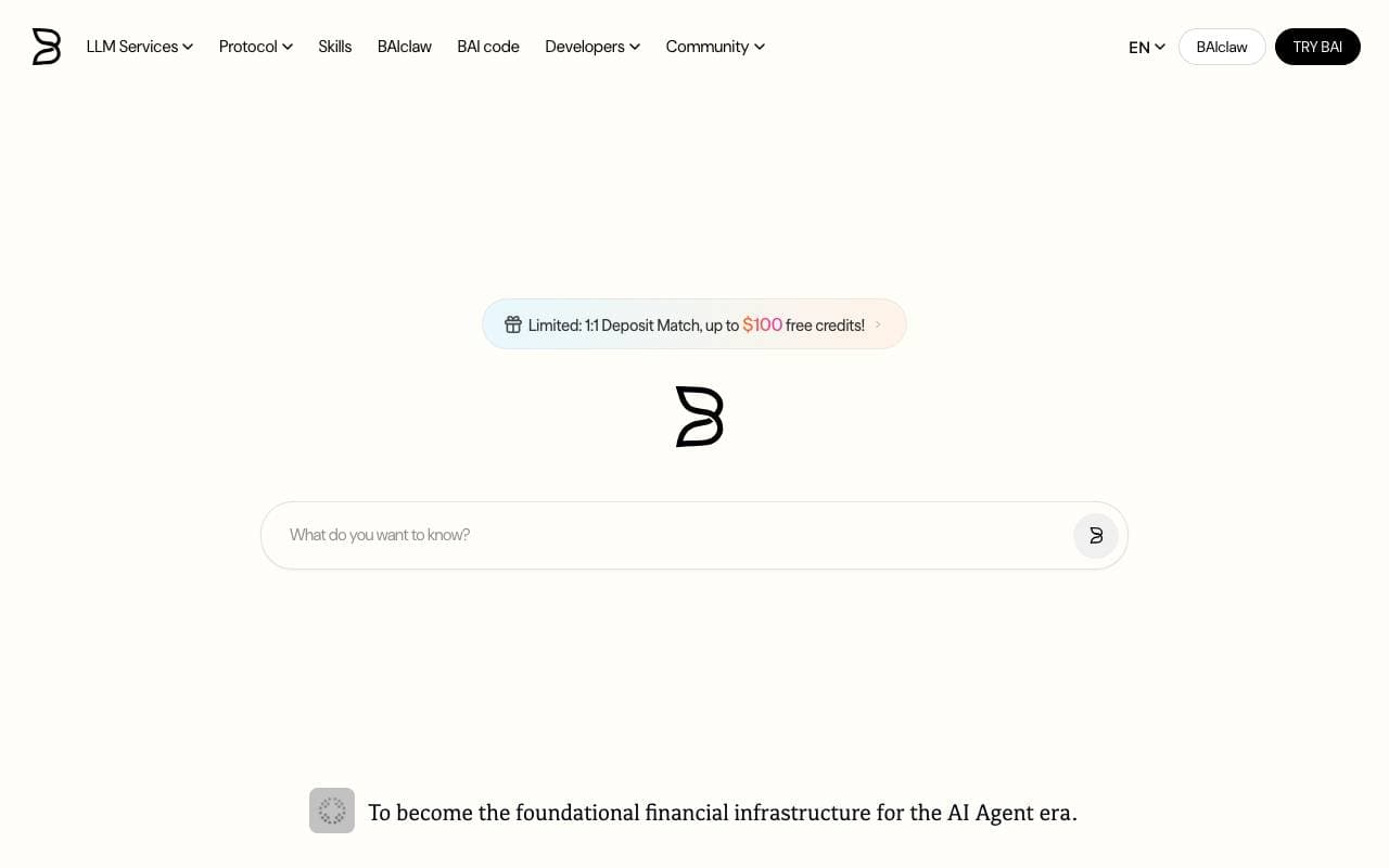 B.AI interface preview