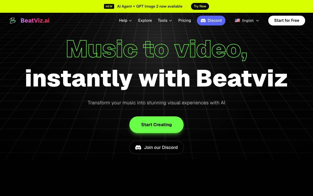 BeatViz AI MV Generator interface preview