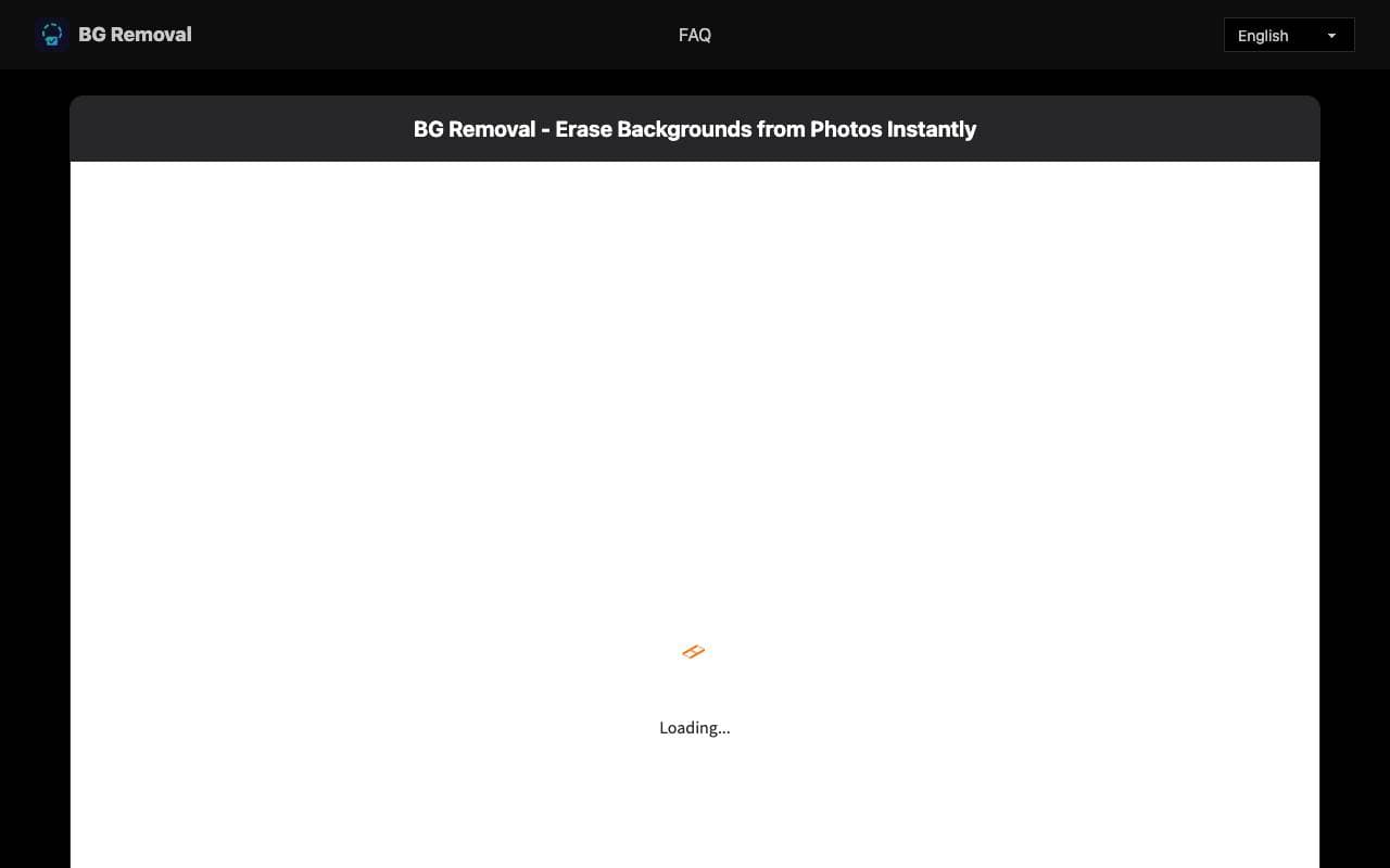 BG Removal interface preview