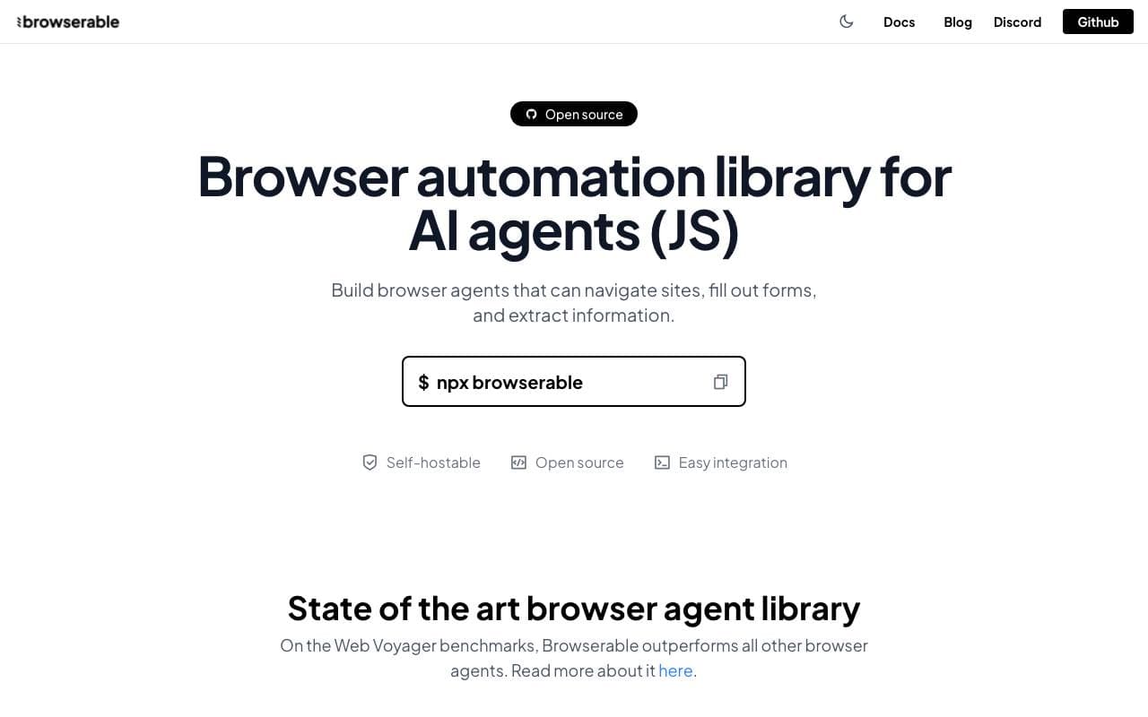 Browserable interface preview