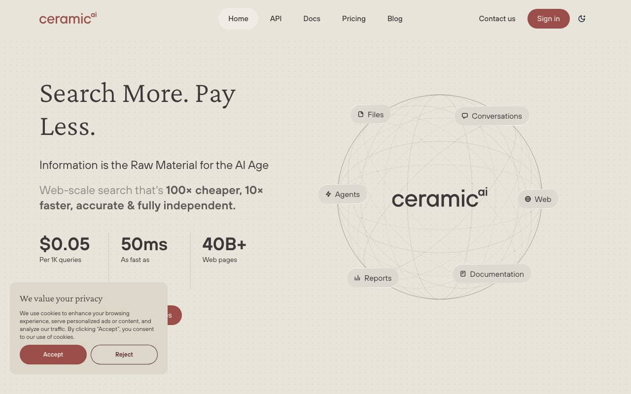 Ceramic.ai interface preview