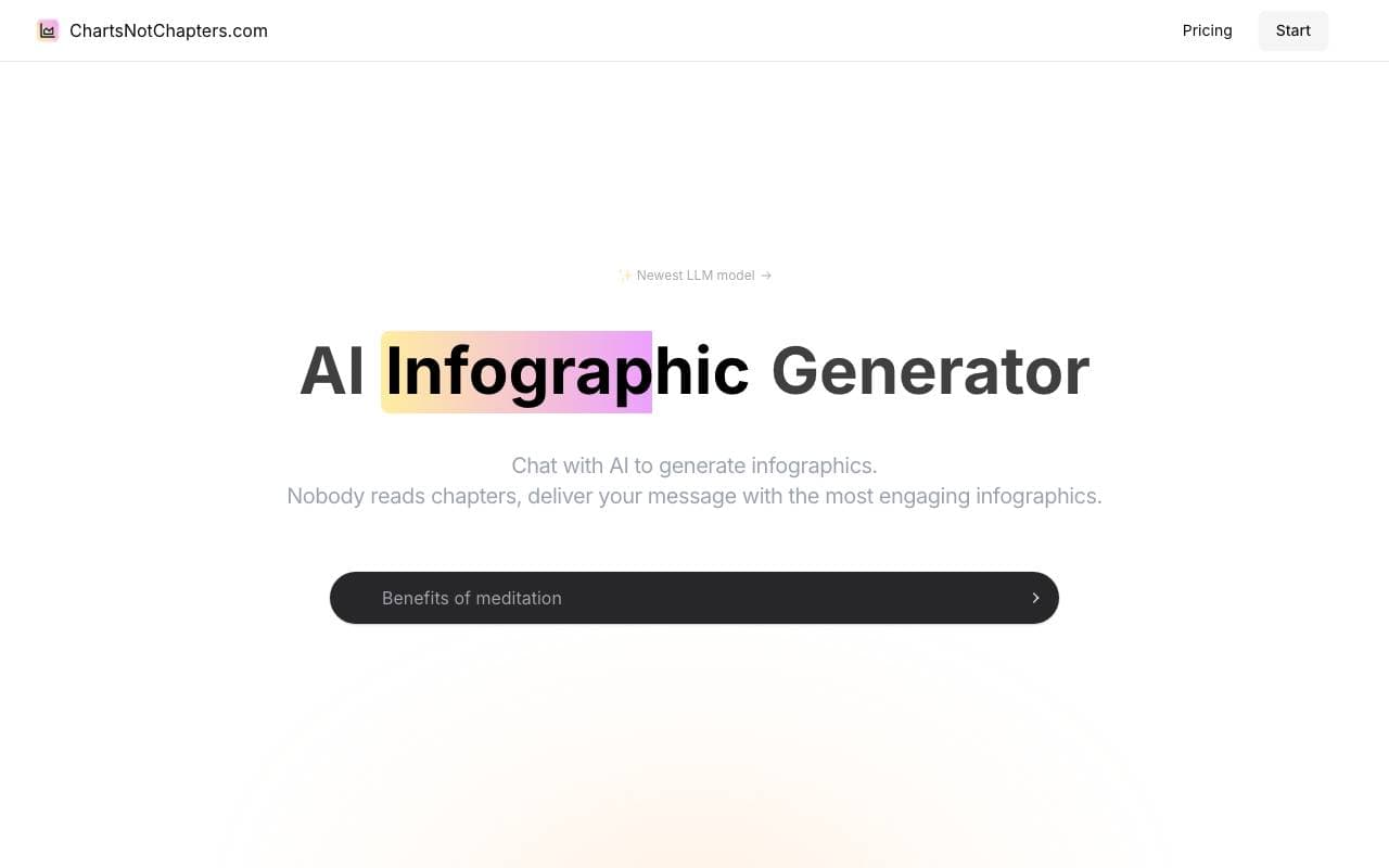 Charts Not Chapters interface preview