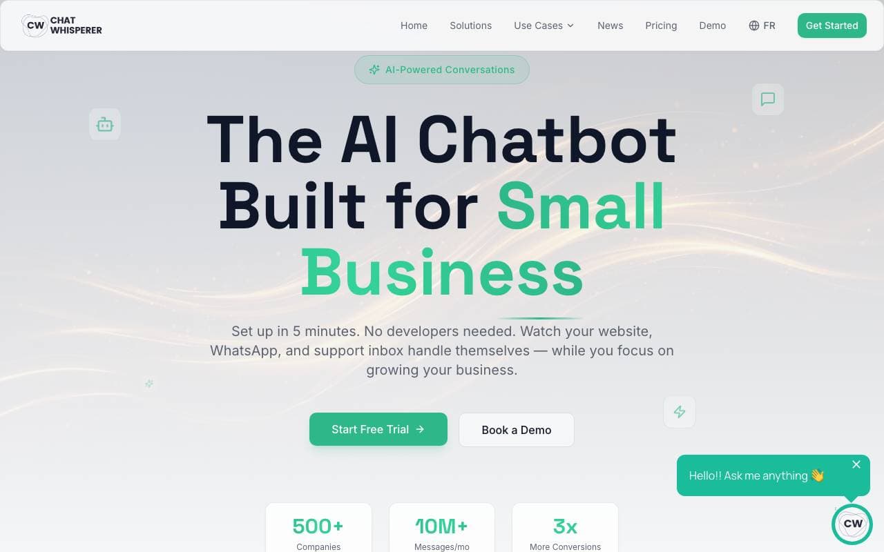 Chat Whisperer interface preview