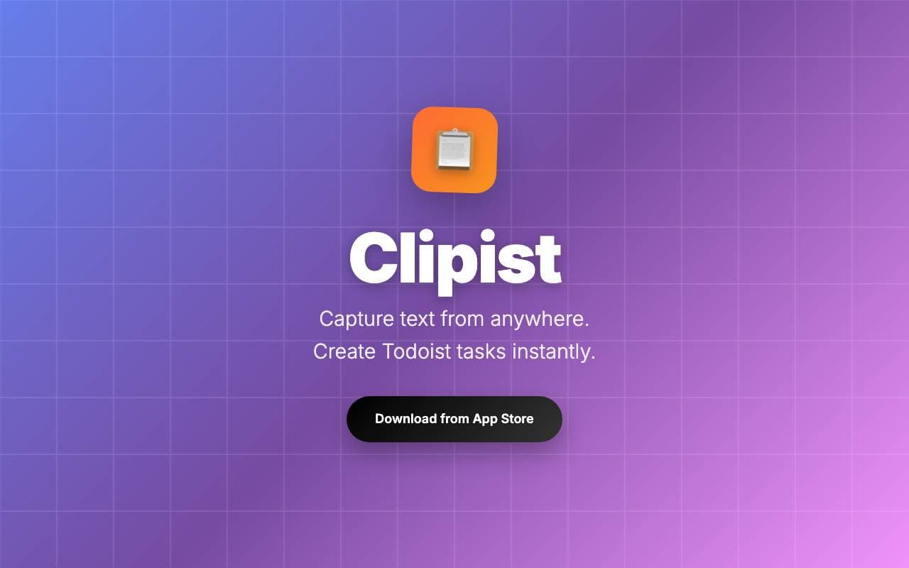 Clipist interface preview