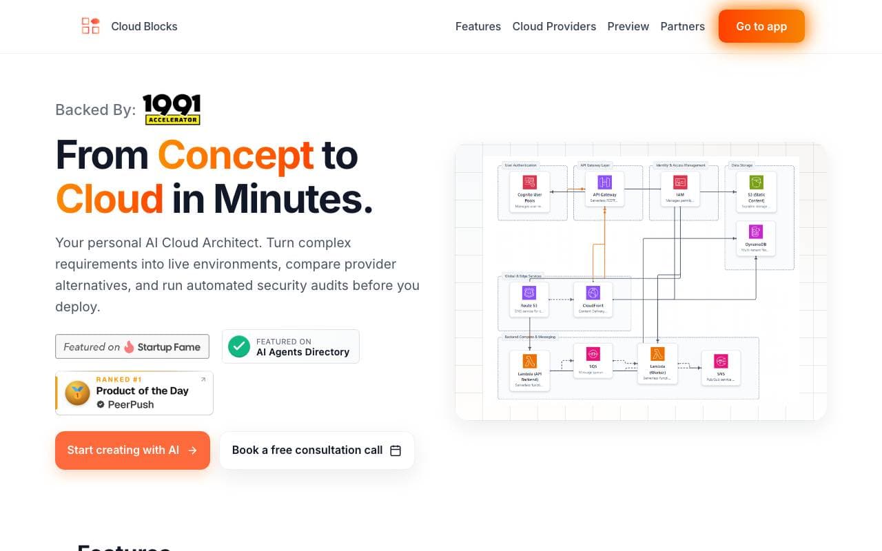 Cloud Blocks interface preview