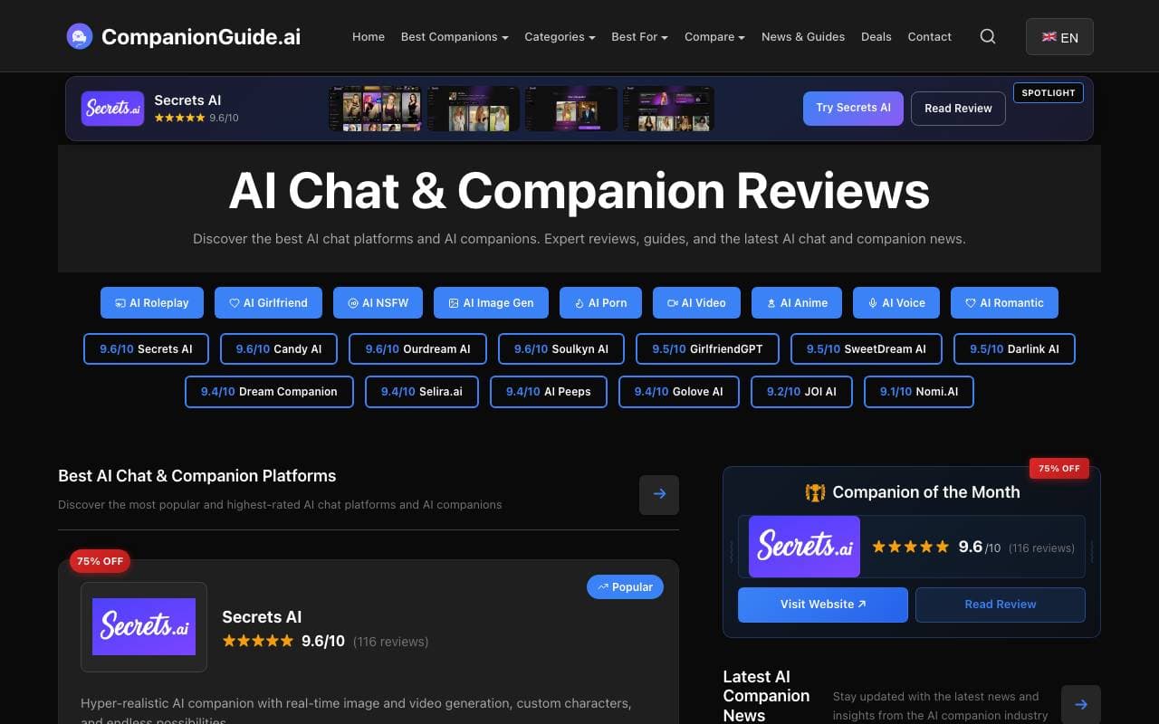 Companion Guide interface preview