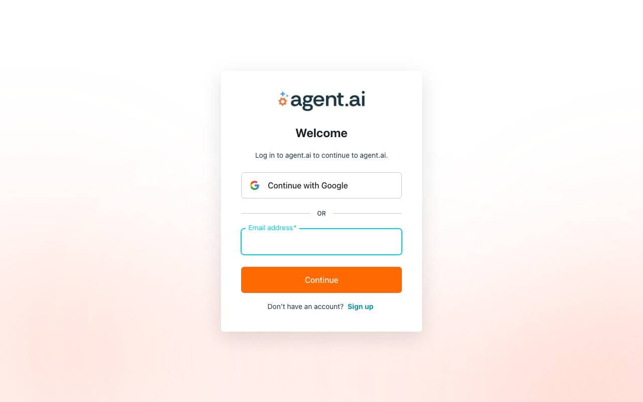 Company Research Agent interface preview