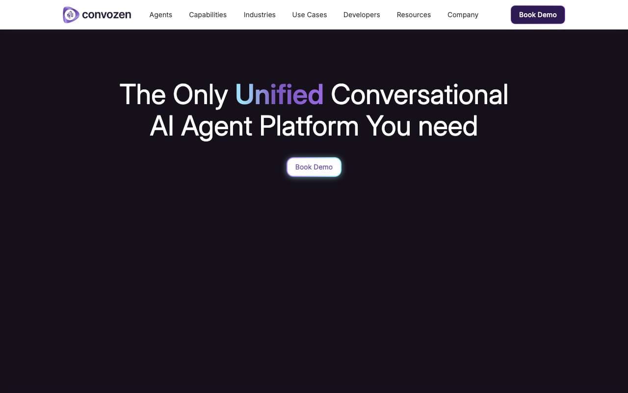 Convozen AI interface preview