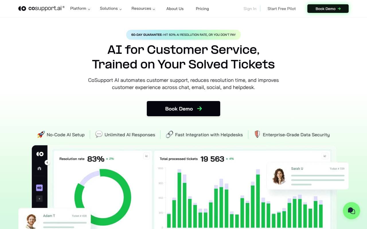 CoSupport AI interface preview