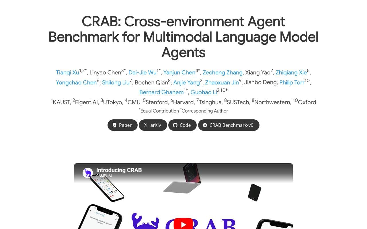 Crab Ai interface preview