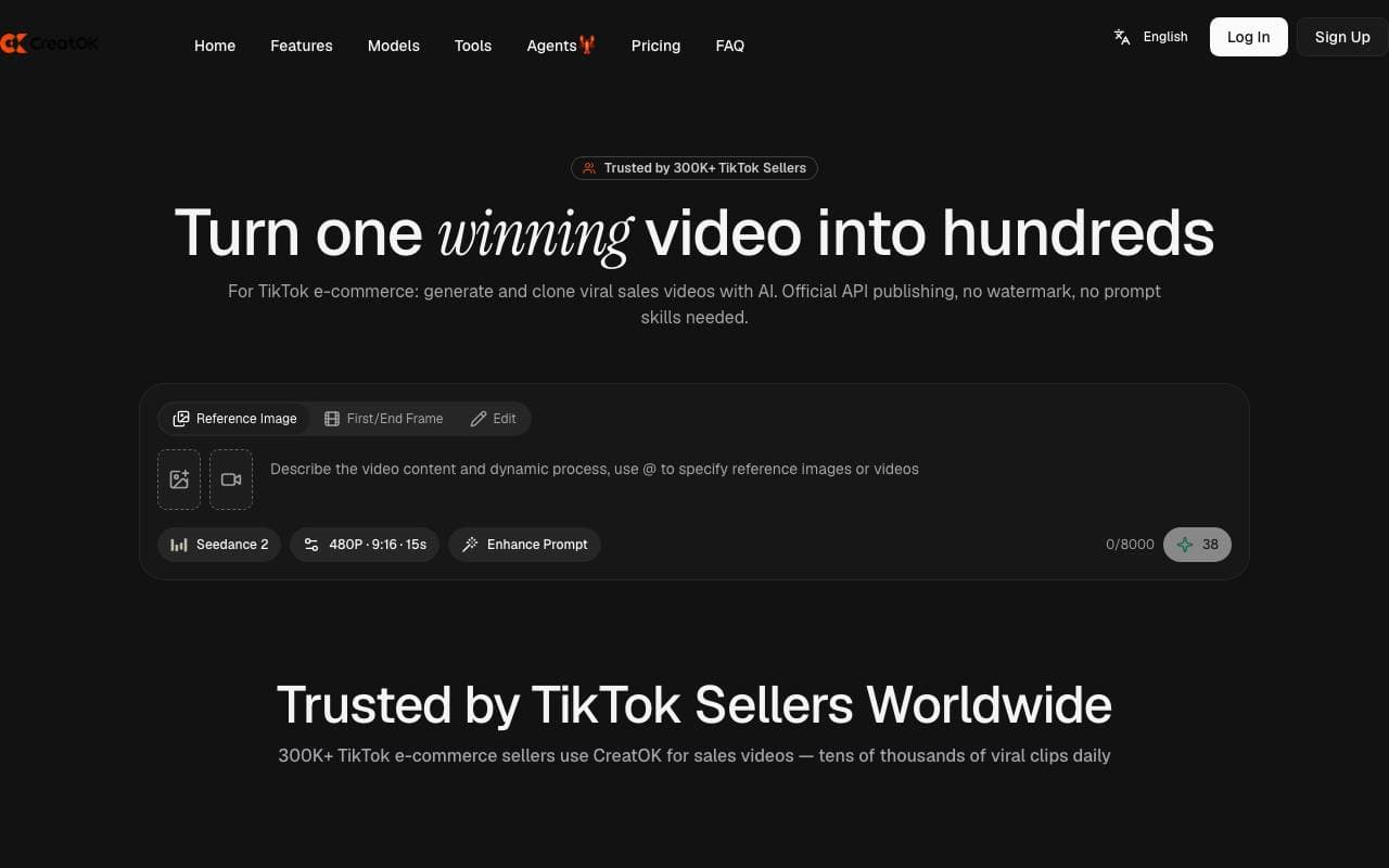 CreatOK interface preview