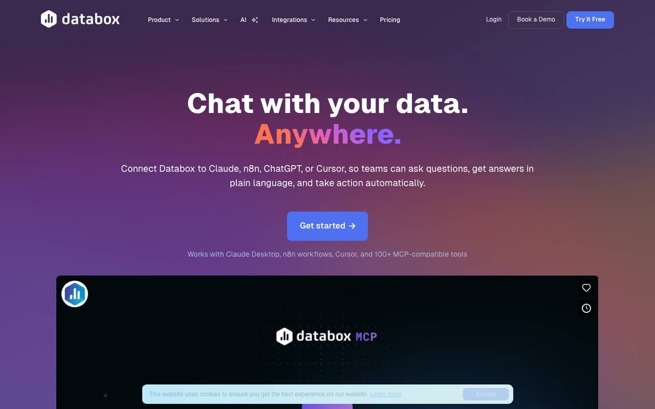 Databox MCP interface preview
