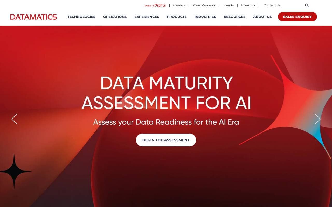 Datamatics TruAgentic interface preview