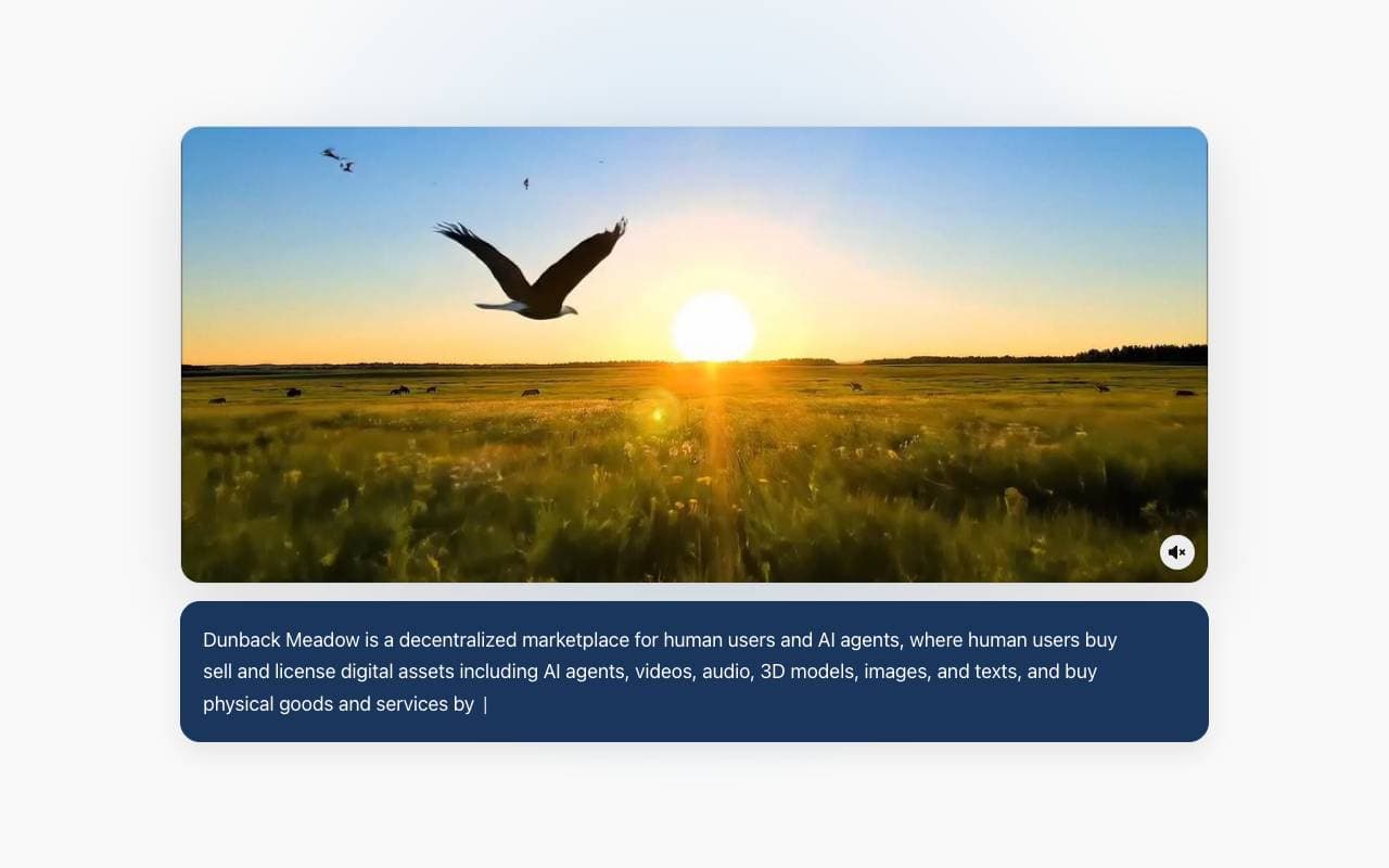 Dunback Meadow interface preview