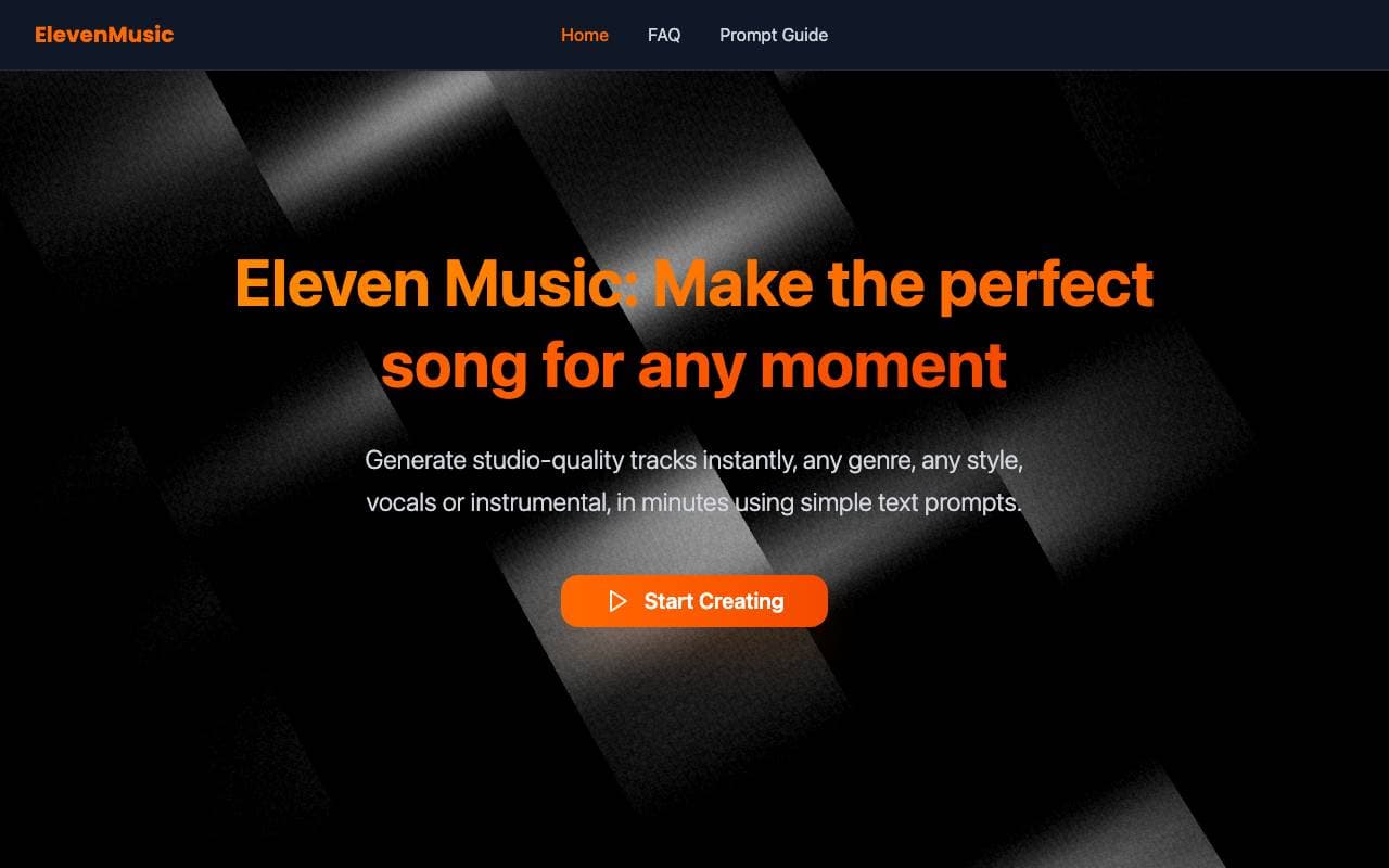 Eleven Music interface preview